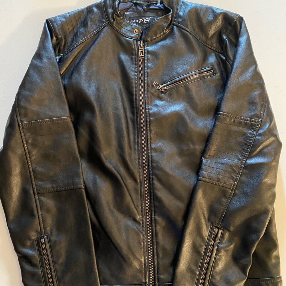 Black River synthetic leather jacket - medium